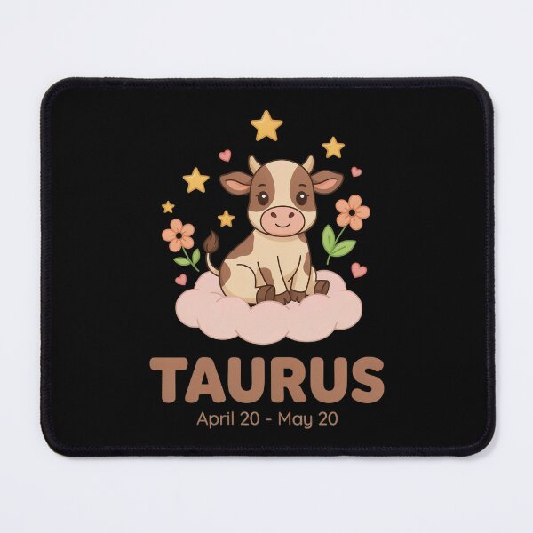 Item preview, Cute Taurus Zodiac Sign Kawaii Cow | Taurus Birthday Astrology Gift designed and sold by Cool-cat-art.