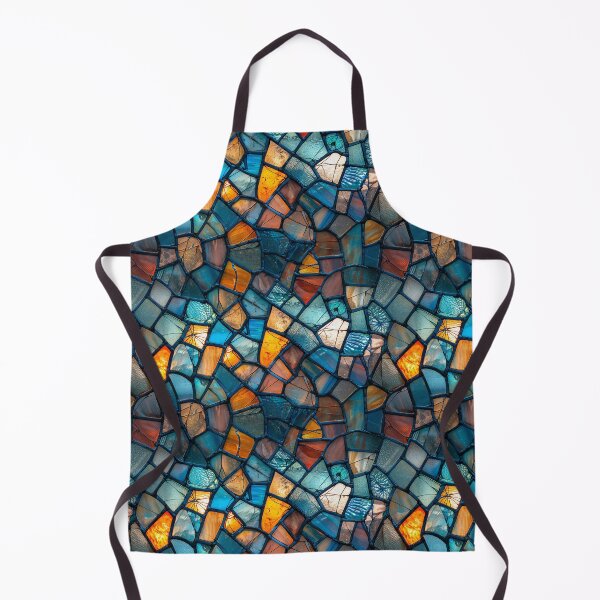 Item preview, Broken Stained Glass Mosaic Seamless Pattern designed and sold by NTGUILTY.