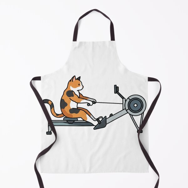 Item preview, Funny Calico Cat Rowing Machine Workout Fitness Gift designed and sold by JeevanStickers.