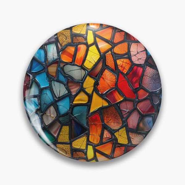Item preview, Vibrant Stained Glass Kaleidoscope Mosaic Pattern designed and sold by NTGUILTY.