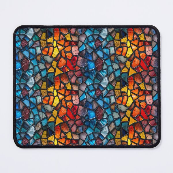Item preview, Vibrant Stained Glass Kaleidoscope Mosaic Pattern designed and sold by NTGUILTY.