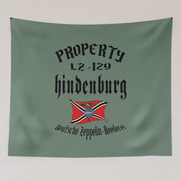 Item preview, Property of LZ-129 Hindenburg Deutsche Zeppelin Vintage Airship Shirt designed and sold by Larry Oates.