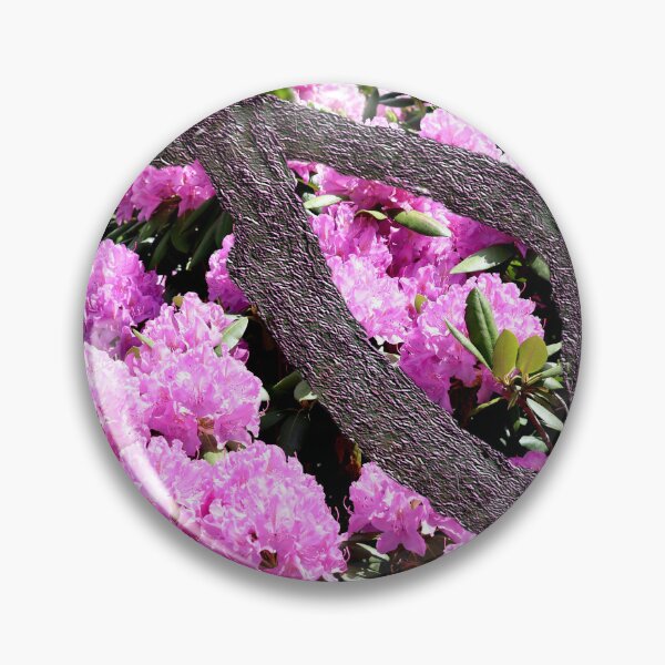 Item preview, Rhododendrons With Colorful Textured Tree in Front designed and sold by BostonArcImage.