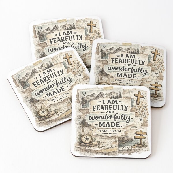 Item preview, I Am Fearfully and Wonderfully Made Psalm 139:14 designed and sold by BRS2022.