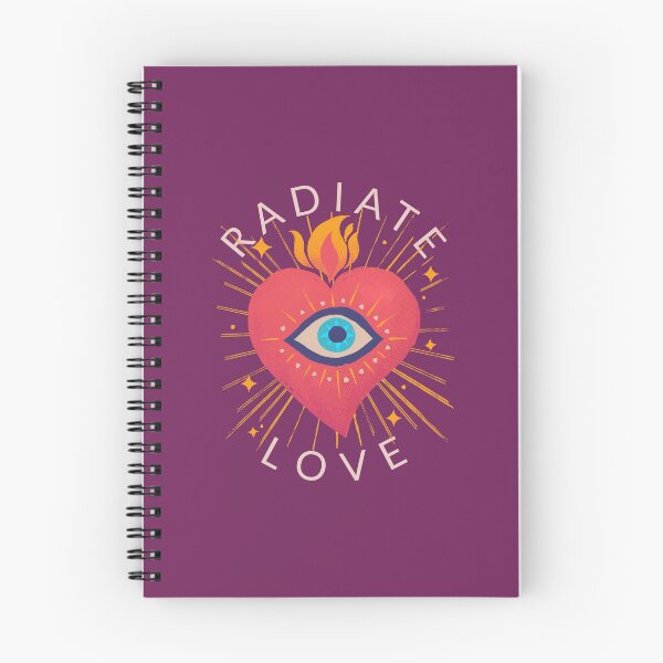 Item preview, Radiate Love Esoteric Sacred Heart Eye Flame T-Shirt designed and sold by WellspringXflow.