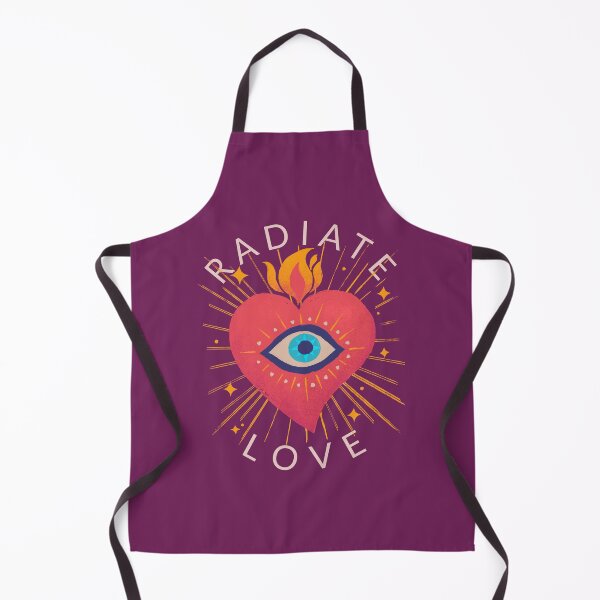 Item preview, Radiate Love Esoteric Sacred Heart Eye Flame T-Shirt designed and sold by WellspringXflow.