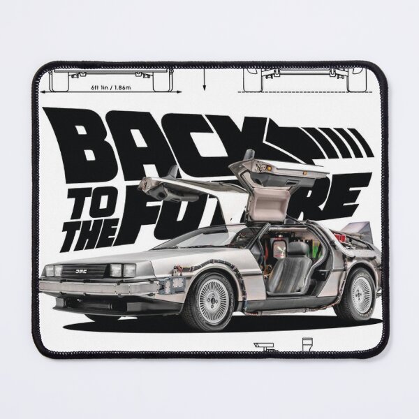 Item preview, Back to the Future Vintage: Retro 80s Time Machine Sci-Fi Fan Art designed and sold by benja-08.