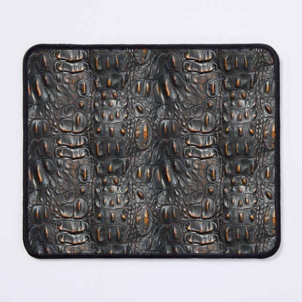Item preview, Luxury Black Crocodile Leather Seamless Texture designed and sold by NTGUILTY.