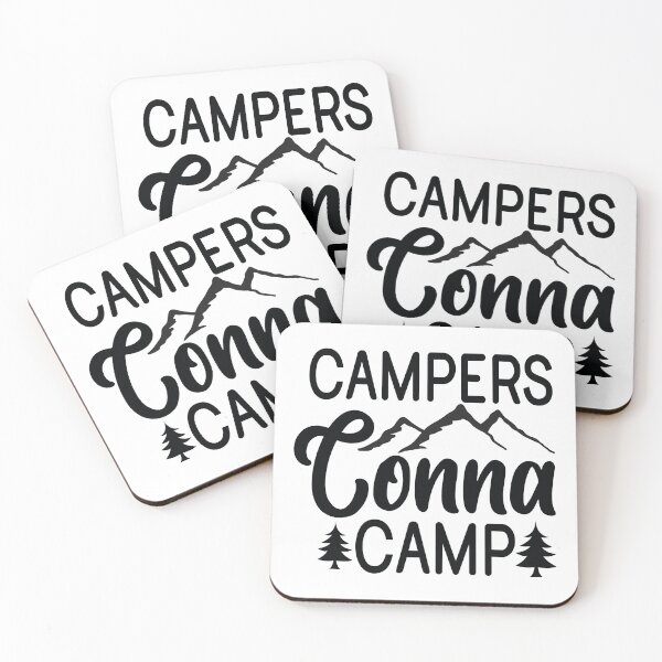 Item preview, Campers Conna Camp - Cute Mountain Nature Hiking Outdoor Forest Camper Gift designed and sold by FuzionRaptor.