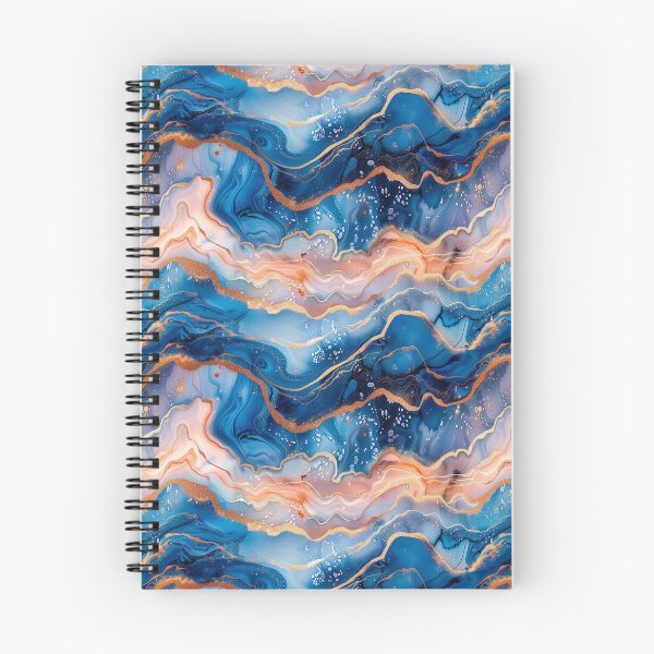 Item preview, Luxury Blue Liquid Marble Foil Pattern designed and sold by NTGUILTY.