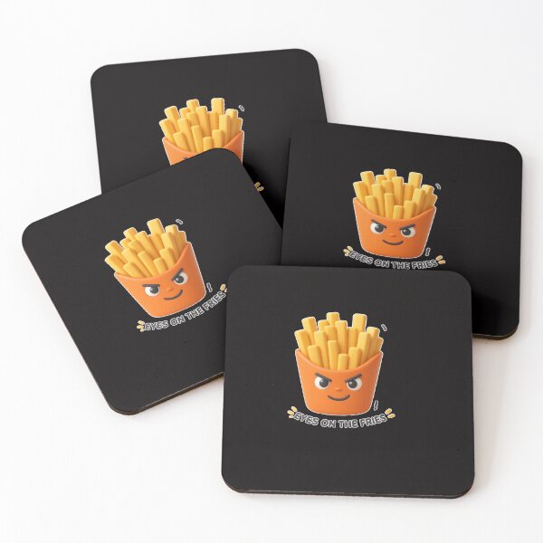 Item preview, Eyes On The Fries Cute 3D French Fries Pun designed and sold by thazinart.