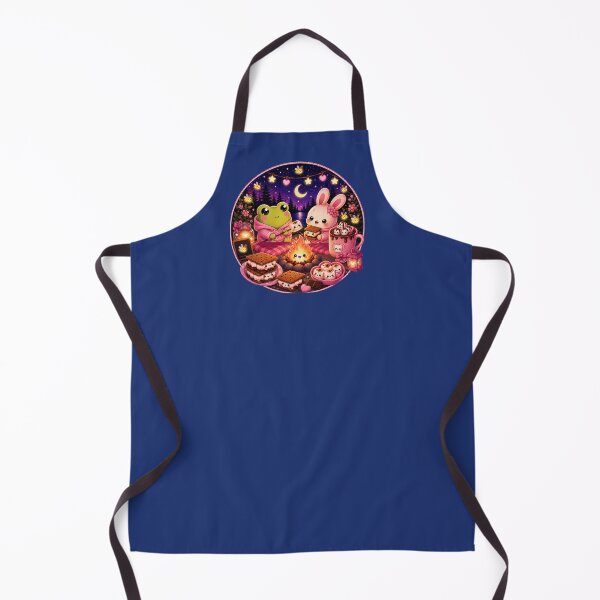 Item preview, Kawaii Camping Frog and Bunny Campfire designed and sold by ALH Apparel.