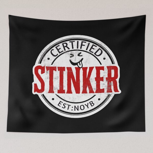 Item preview, Funny Certified Stinker Badge designed and sold by TackyTime.