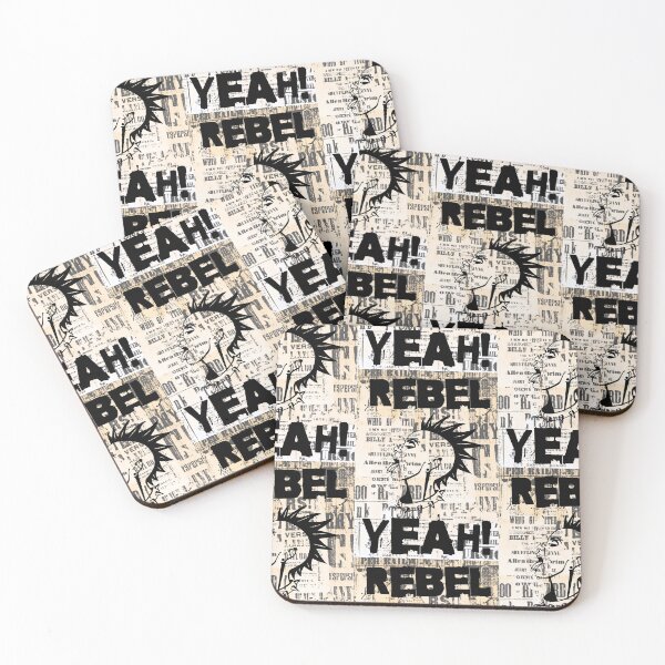Item preview, Punk Rock Mohawk Collage Art designed and sold by Libérica Studio.
