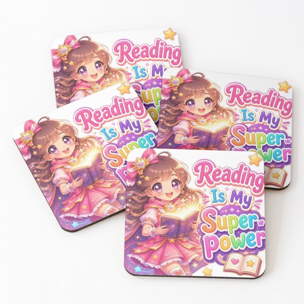 Item preview, Reading Is My Superpower Kawaii Tee designed and sold by Stylestickers55.