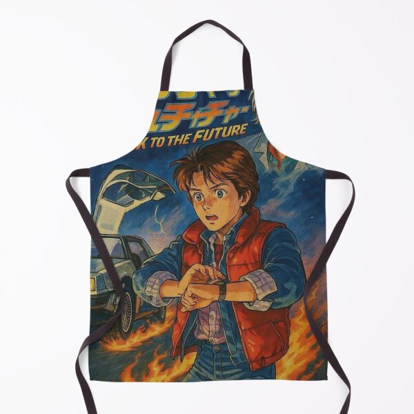 Item preview, Back to the Future Vintage: Retro 80s Time Machine Sci-Fi Fan Art designed and sold by benja-08.