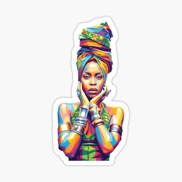 Item preview, Erykah Badu Pop Art designed and sold by fiverofthebox.