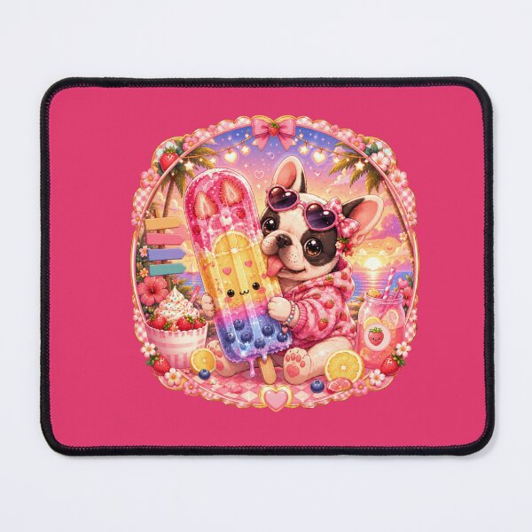 Item preview, Cute French Bulldog Popsicle Beach Sunset designed and sold by ALH Apparel.