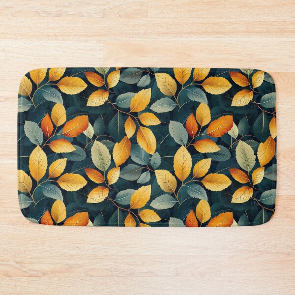 Item preview, Minimalist Autumn Leaves Seamless Botanical Pattern designed and sold by NTGUILTY.