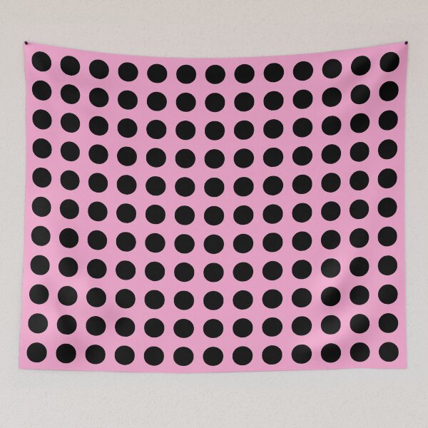 Item preview, Retro Pink with Black Polka Dot Pattern designed and sold by tonymagnerart.