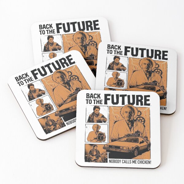 Item preview, Back to the Future Vintage: Retro 80s Time Machine Sci-Fi Fan Art designed and sold by benja-08.