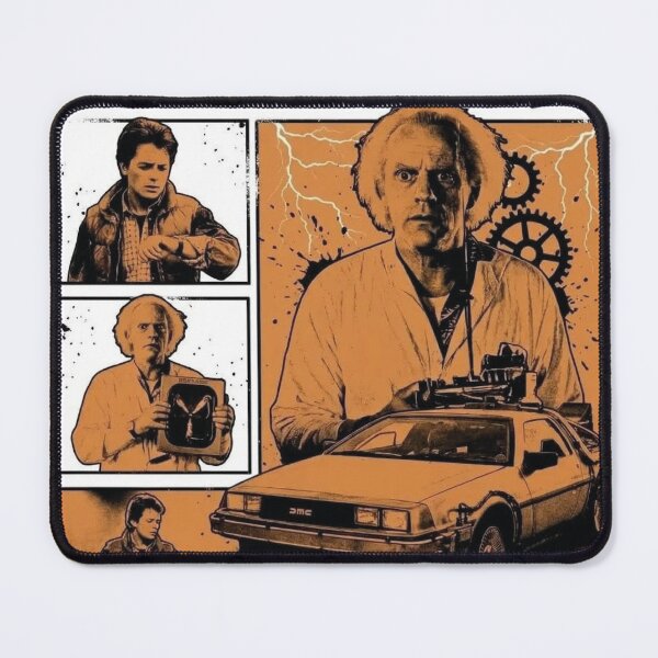 Item preview, Back to the Future Vintage: Retro 80s Time Machine Sci-Fi Fan Art designed and sold by benja-08.