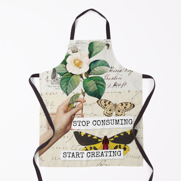 Item preview, Inspirational Collage: "STOP CONSUMING, START CREATING" designed and sold by SouthPrints.