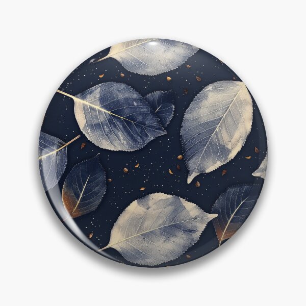 Item preview, Winter Leaves Celestial Seamless Pattern designed and sold by NTGUILTY.