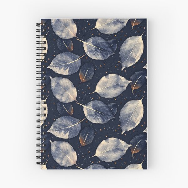 Item preview, Winter Leaves Celestial Seamless Pattern designed and sold by NTGUILTY.