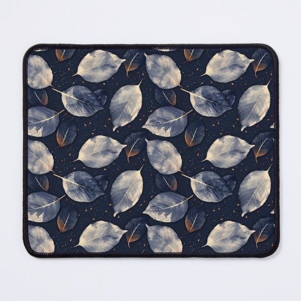 Item preview, Winter Leaves Celestial Seamless Pattern designed and sold by NTGUILTY.