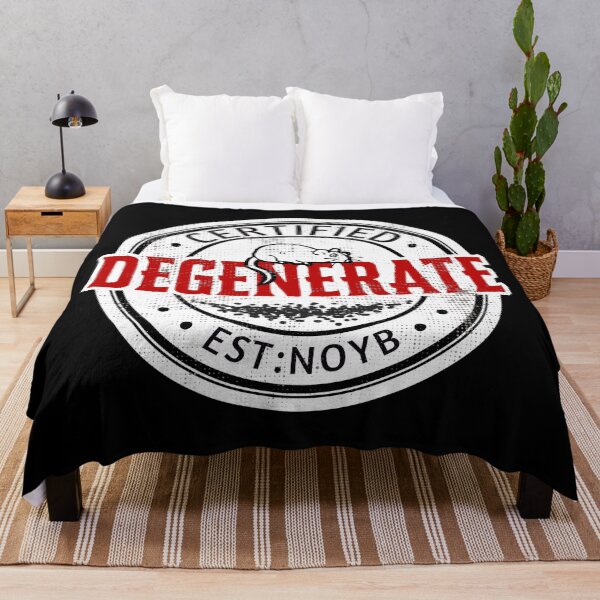 Item preview, Funny Certified Degenerate Badge designed and sold by TackyTime.