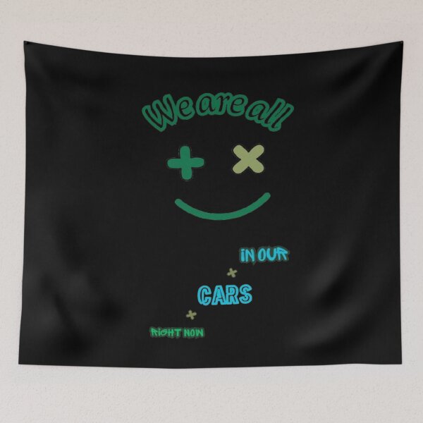Item preview, We Are All In Our Cars Right Now Aesthetic Meme T-Shirt designed and sold by Colorxpink.