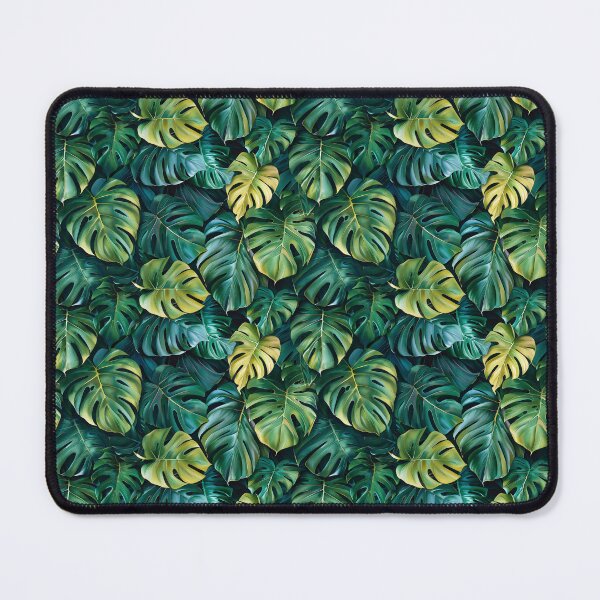 Item preview, Lush Monstera Leaves Tropical Seamless Pattern designed and sold by NTGUILTY.