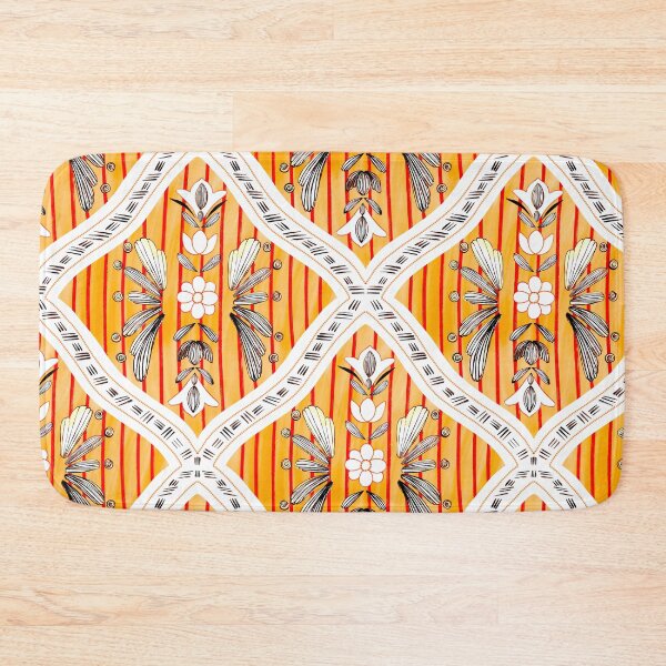 Item preview, Ornamental Boho Tile Pattern in Coral and Pink designed and sold by VirtuallyCreativ .