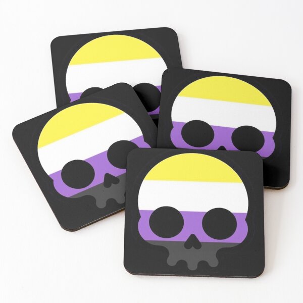 Item preview, NONBINARY SKULL designed and sold by VoltageStone.