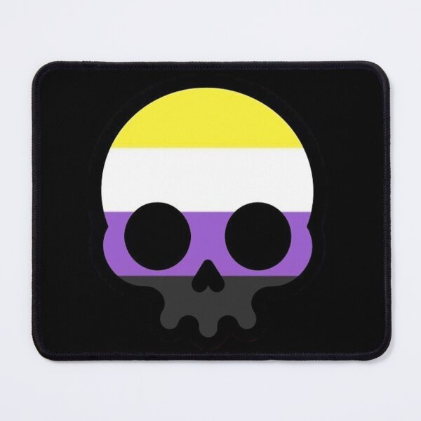 Item preview, NONBINARY SKULL designed and sold by VoltageStone.