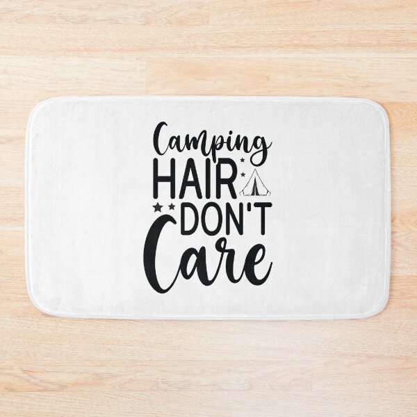 Item preview, Camping Hair Dont Care - Cute Mountain Nature Hiking Outdoor Forest Camper Gift designed and sold by FuzionRaptor.