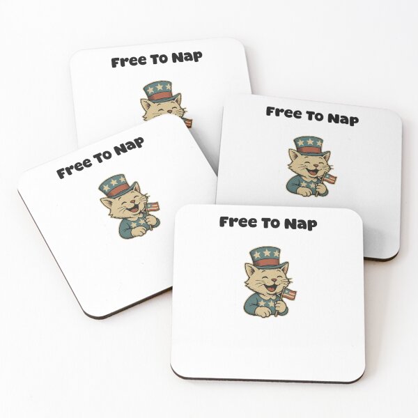 Item preview, Free To Nap Funny Independent Cat Napping Design designed and sold by Dreamsartistry.