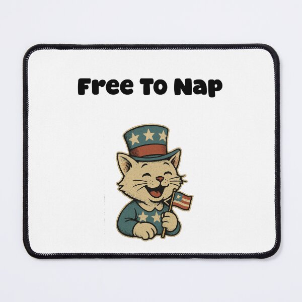 Item preview, Free To Nap Funny Independent Cat Napping Design designed and sold by Dreamsartistry.