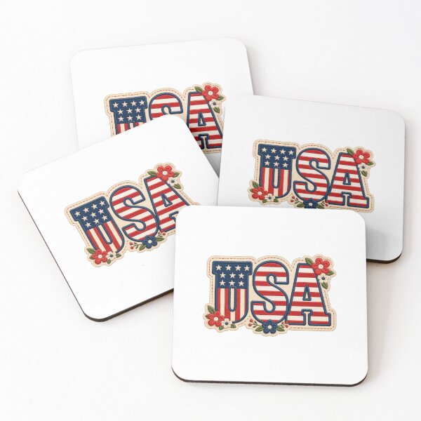 Item preview, usa Floral American Flag Patriotic 4th July gift designed and sold by Amzkao.