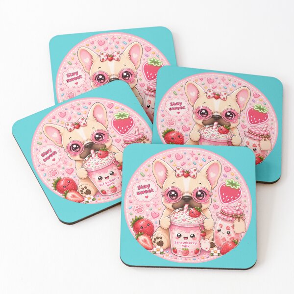 Item preview, Kawaii Strawberry Milk French Bulldog designed and sold by ALH Apparel.