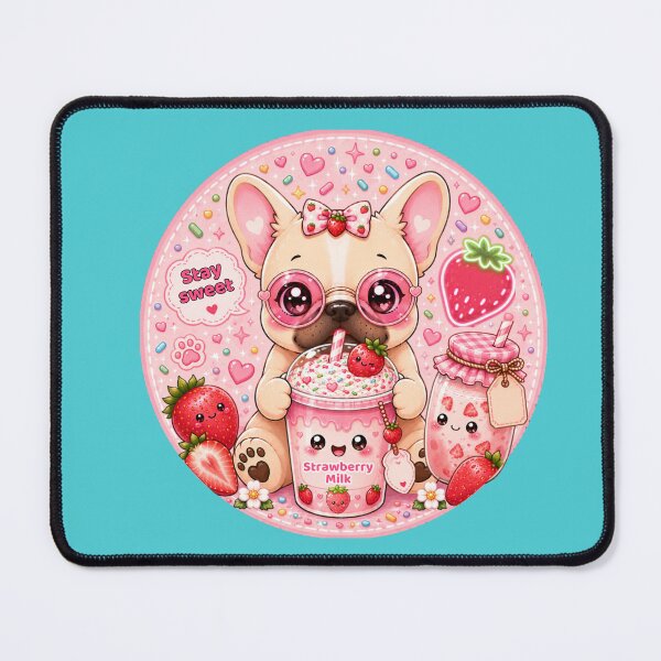 Item preview, Kawaii Strawberry Milk French Bulldog designed and sold by ALH Apparel.