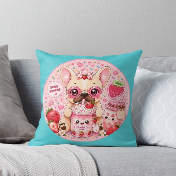 Item preview, Kawaii Strawberry Milk French Bulldog designed and sold by ALH Apparel.