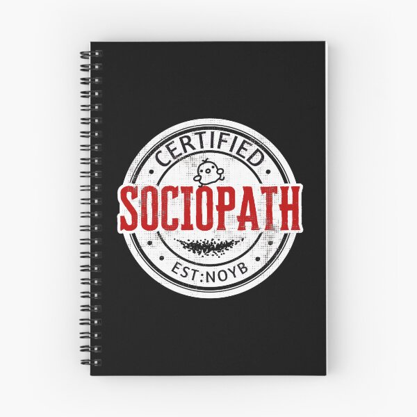 Item preview, Funny Certified Sociopath Badge designed and sold by TackyTime.