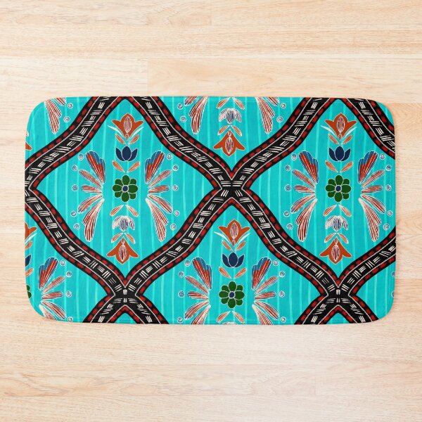 Item preview, Ornamental Boho Tile Pattern in Coral and Pink designed and sold by VirtuallyCreativ .
