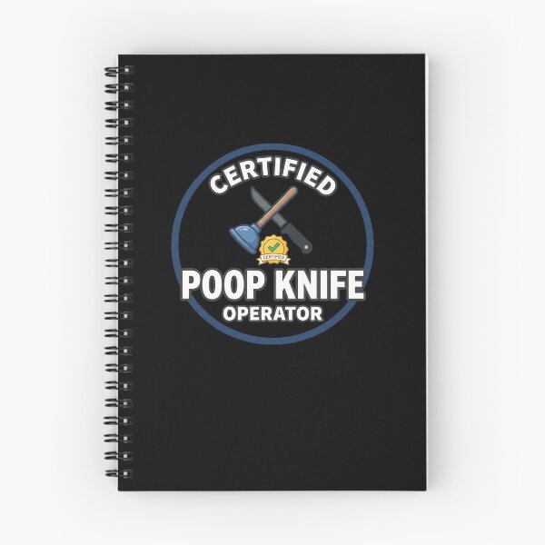 Item preview, Certified Poop Knife Operator Joke designed and sold by elderberry.