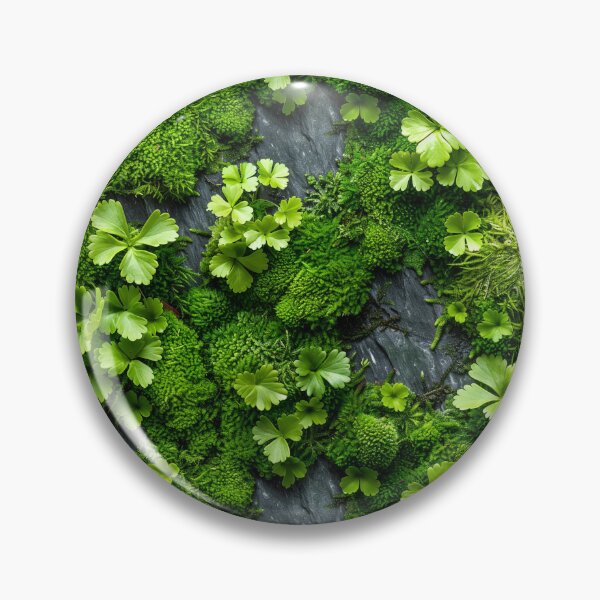 Item preview, Lush Forest Moss and Slate Stone Seamless Pattern designed and sold by NTGUILTY.