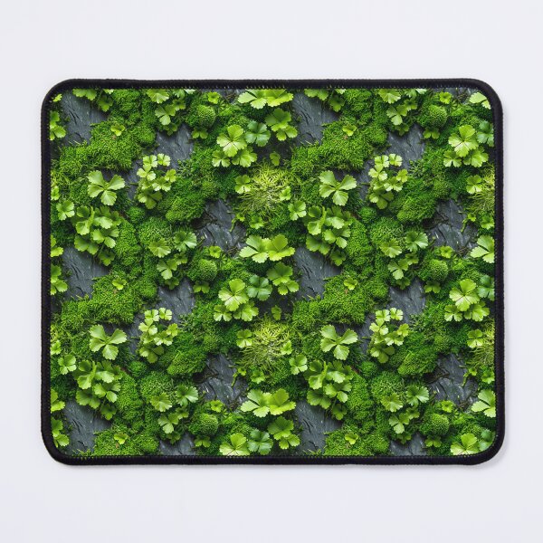 Item preview, Lush Forest Moss and Slate Stone Seamless Pattern designed and sold by NTGUILTY.