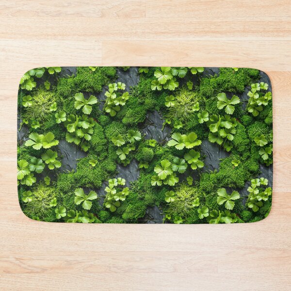 Item preview, Lush Forest Moss and Slate Stone Seamless Pattern designed and sold by NTGUILTY.