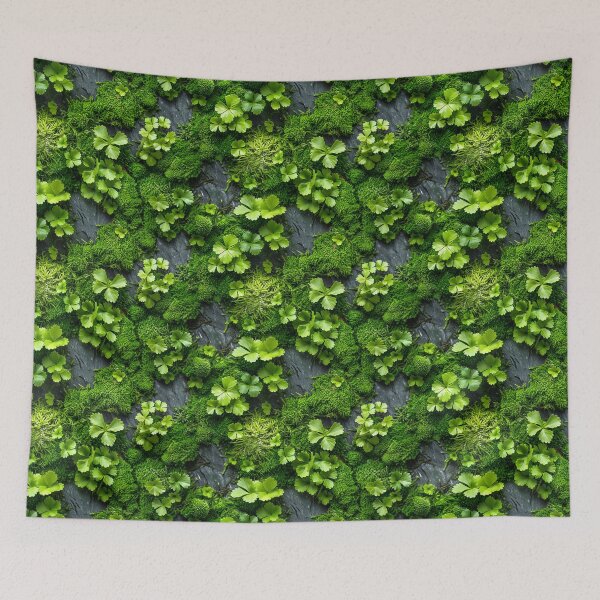 Item preview, Lush Forest Moss and Slate Stone Seamless Pattern designed and sold by NTGUILTY.